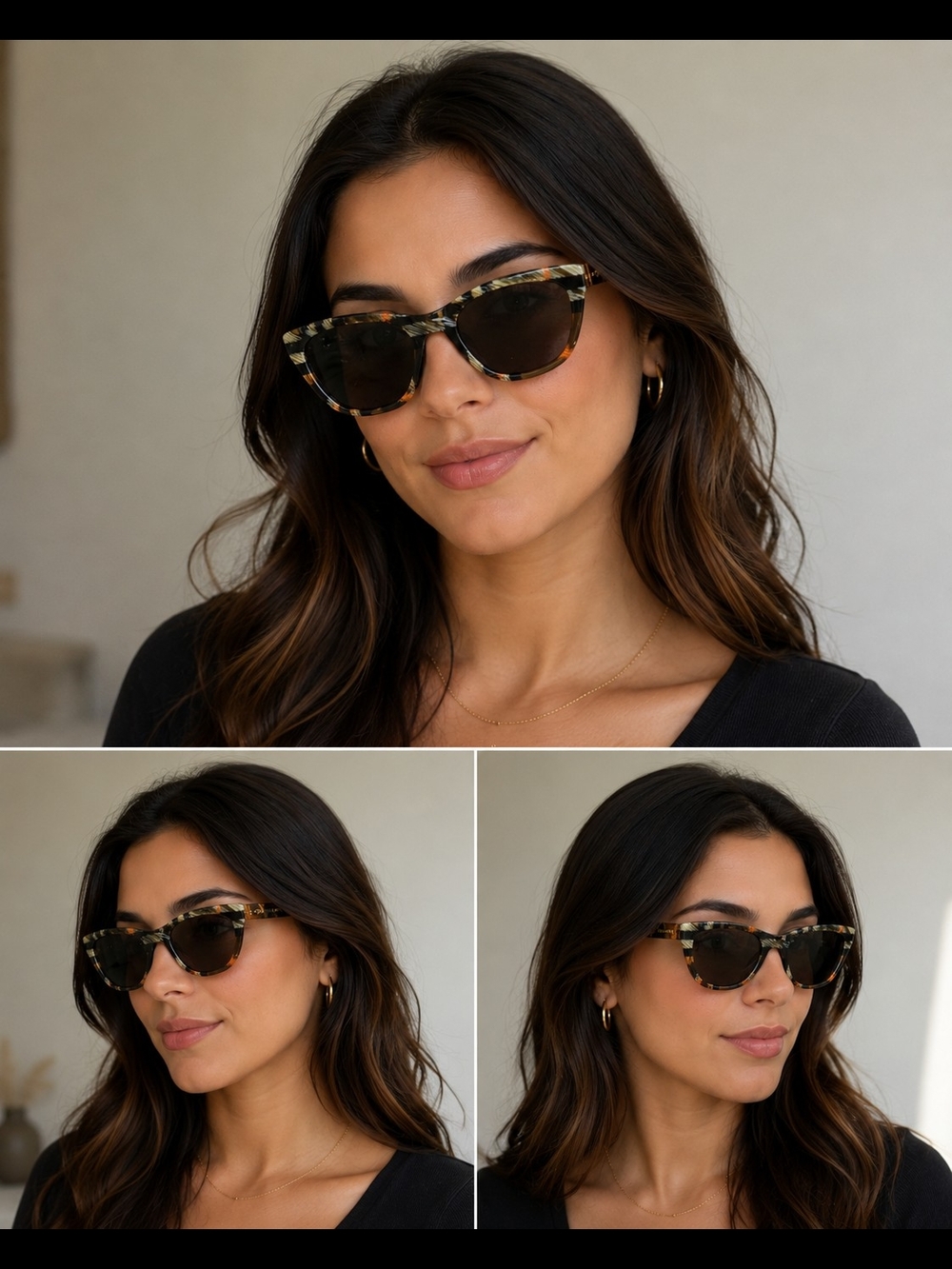 Burberry NEW Cat Eye Sunglasses  Be4435 Classic Brown Black Nova Check